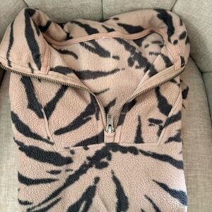 Paper Crane Tan and Black Cowl Neck Sweater